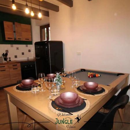 Maison "Jungle House" 90 M2 Billard, Retroprojecteur, Bar A Jeux , Vinyle, Wifi Fibre, Ideal Pro & Famille A Montbrison Esterno foto