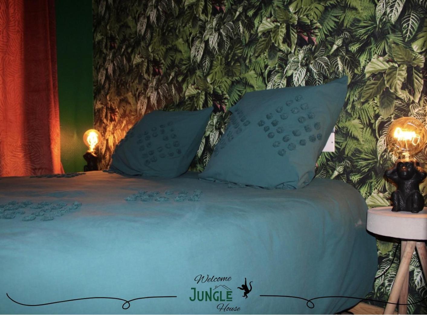 Maison "Jungle House" 90 M2 Billard, Retroprojecteur, Bar A Jeux , Vinyle, Wifi Fibre, Ideal Pro & Famille A Montbrison Esterno foto